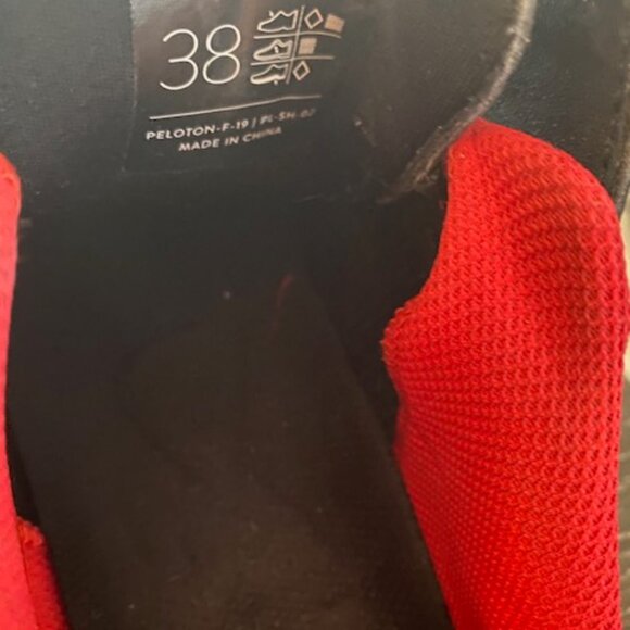Peloton Black and Red Athletic Shoes - Picture 3 of 4